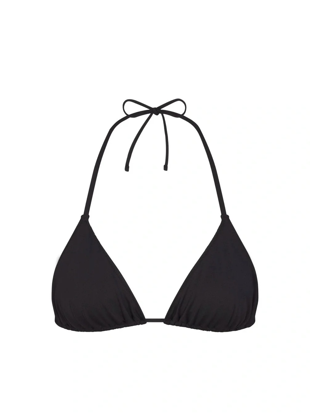 SKIMS Signature Swim Triangle Top Black - Color Onyx